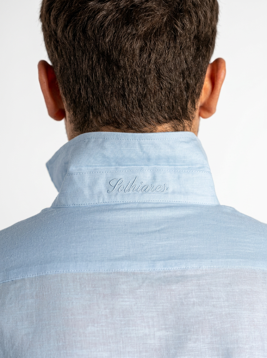 Portofino Linen Shirt | Light blue